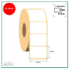 Hakan İtriyat Termal Etiket Beyaz Zeminli 40 mm × 58 mm - 500 Adet