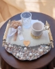 Dreamy Gold Söz Kahve Tepsisi Bronz