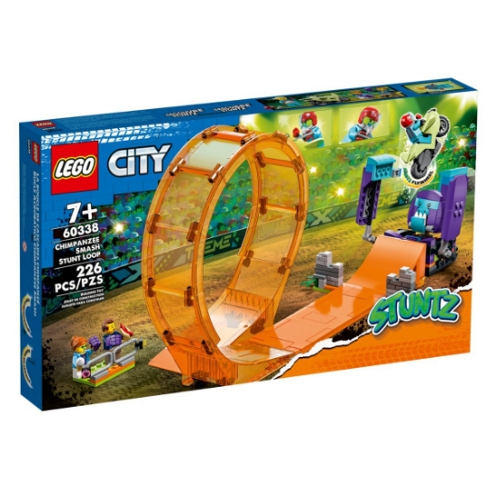 60338 Lego City - Şempanze Yumruğu Gösteri Çemberi 226 parça +7 y