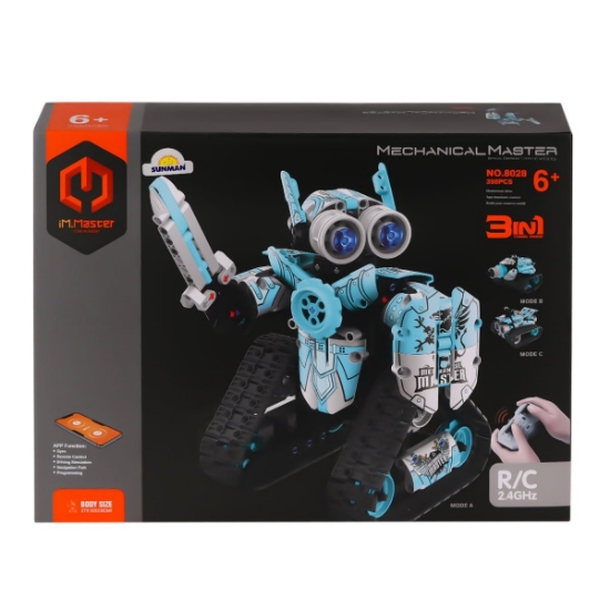 8028 IMM Mekanik Master Kumandalı Robot Araba Blokları 3IN1  398 
