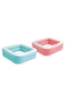 Intex Şişme Taban Mini Kare Havuz 86x86x25 cm Mavi