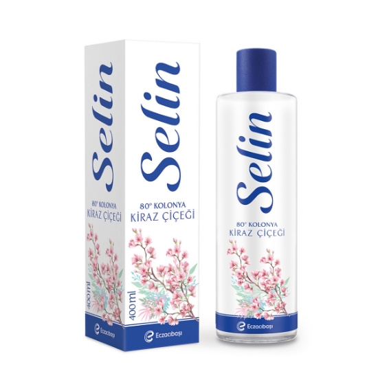 Selin Kolonya  80* Kiraz Çiçeği 400ML.