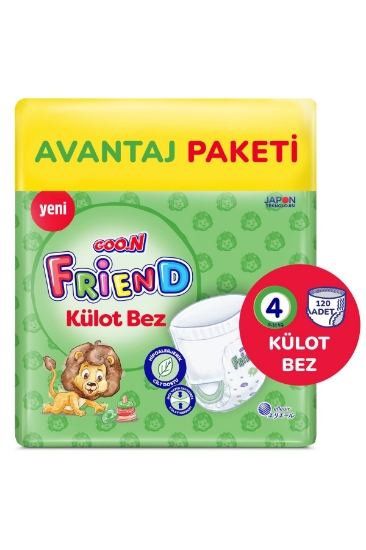 Goo.n Friend 4 Numara Külot Bebek Bezi Fırsat Paketi - Cilt Dostu - 120