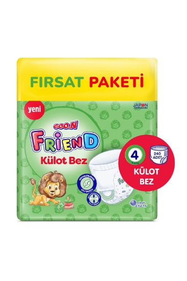 Goo.n Friend 4 Numara Külot Bebek Bezi Büyük Fırsat Paketi - Cilt Dostu