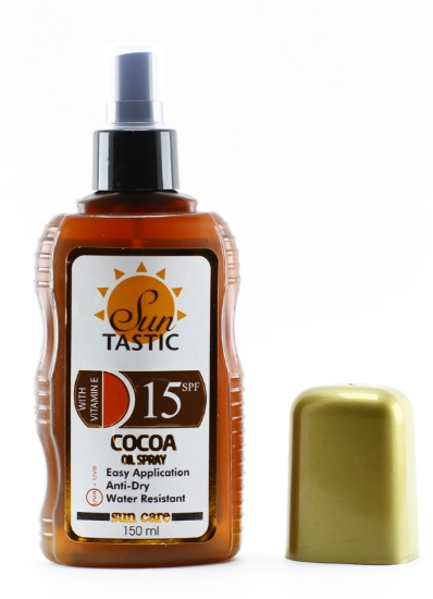 Suntastic Bronzlaştırıcı Kakao Yağı Sprey Spf 15 150 Ml