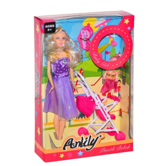 Oydaş 02269 Oyuncak Anlily Pusetli Bebek / +3 yaş