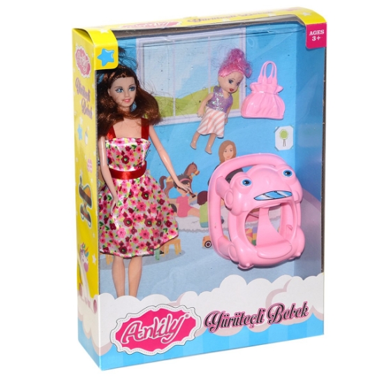 Oydaş 02413 Oyuncak Anlily Yürüteçli Bebek / +3 yaş