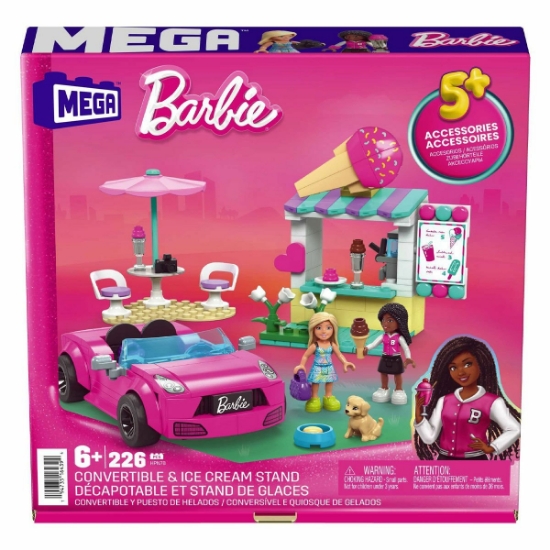 Oyuncak HPN78 MEGA Barbie Dondurma Standı 226 parça +6 yaş