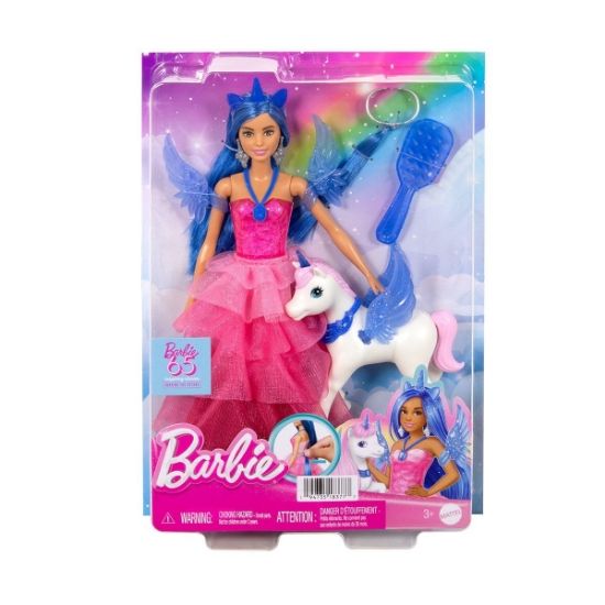 Oyuncak HRR16 Barbie Mavi Saçlı Prenses Bebek