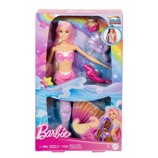 Oyuncak HRP97 Barbie Renk Değiştiren Deniz Kızı ve Aksesuarları