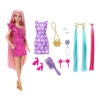 Oyuncak JDC85 Barbie Upuzun Muhteşem Saçlı Bebekler Pembe Saçlı Bebek