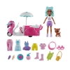 Oyuncak HWP24 Polly Pocket Filamingo Motosiklet ve Tropik Aksesuarlar