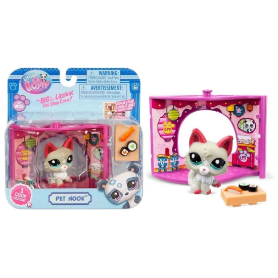 Sunman 0590 Oyuncak Littlest Pet Shop Miniş ve Temalı Oyun Köşesi
