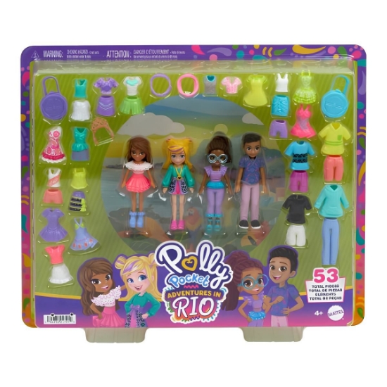 Oyuncak HWP23 Polly Pocket Adventures in Rio Moda Oyun Paketi