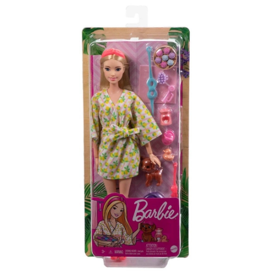 Oyuncak HKT90 Barbie Wellness - Spa Günü Sarışın Bebek