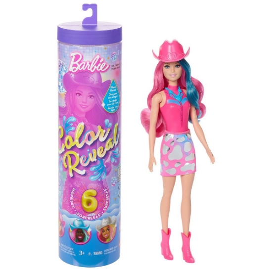 Oyuncak JCP01 Barbie Color Reveal - Renk Değiştiren Sürpriz Barbie Disco