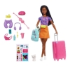 Oyuncak HGX55 Barbie Brooklyn Seyahatte Bebeği ve Aksesuarları