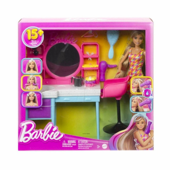 Oyuncak HKV00 Barbie Muhteşem Kuaför Oyun Seti