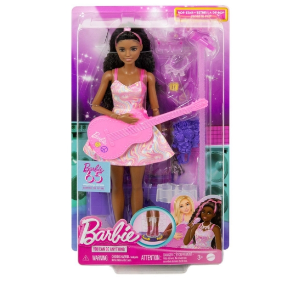 Oyuncak HRG43 Barbie 65. Yıl Deluxe Kariyer Bebekleri - Pop Yıldızı