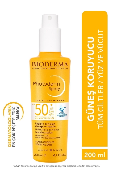 Bioderma Photoderm Güneş Koruyucu  Sprey SPF 50+ 200 ml