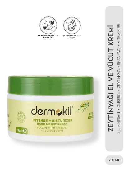 DERMOKİL Zeytinyağı El ve Vücut Kremi 250 ml