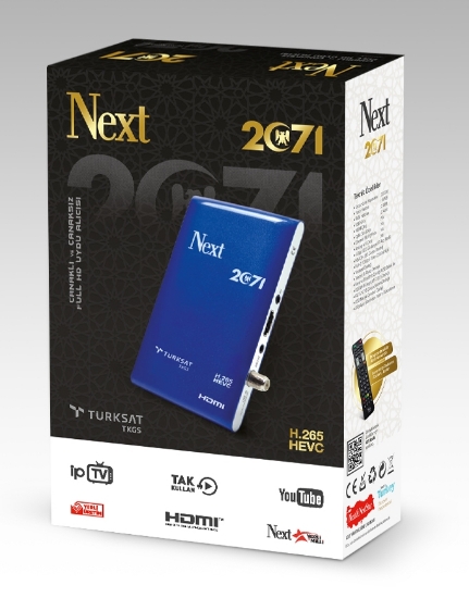 Next 2071 Iptv Hevc H.265 Çanaklı Çanaksız Mini HD Uydu Alıcısı 111054