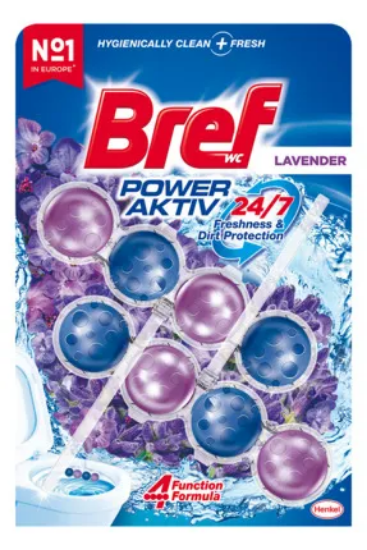 Bref Power Aktiv Klozet Blok Lavanta Kokulu 2'li Paket