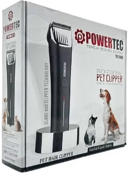 POWERTEC TR-9100 Köpek Kedi Tıraş Makinesi 11