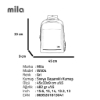 Mila Classone Gri W504 15.6' Notebook Okul Sırt Çantası