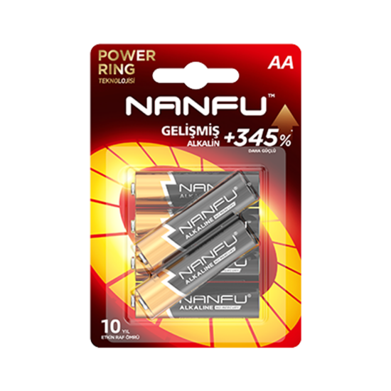 Nanfu Kalem Pil AA Lr6 1.5V Alkalin 6'lı Paket