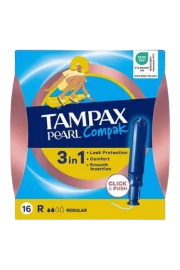 Tampax Tampon Pearl Comfort Normal 16'lı