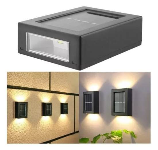 HiMarry Solar 4 Ledli 11cm Duvar Aydınlatması