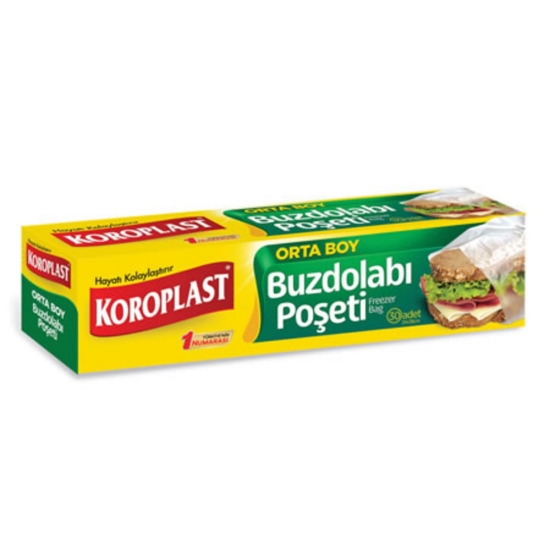 Koroplast Buzdolabı Poşeti Orta Boy 30 Adetli