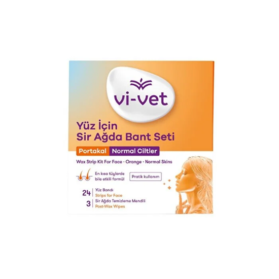 Vivet Yüz için Portakallı Sir Ağda Bandı