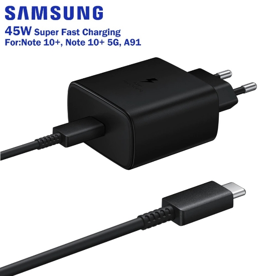 Senalstore Samsung 45W Şarj Adaptörü ve 5A Type-c Kablo  EP-TA845