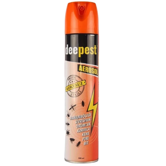 DEEPEST AERESOL 300 ML SPREY ( 10 HAŞERE ETKİLİ ) TUTUNCU