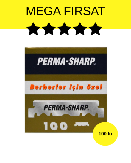 permasharp, jilet, tıraş, berber jileti, berber bıçağı, gillette