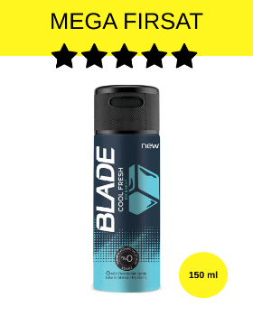 Blade,Blade Deodorant 150 ml Cool Fresh,ter önleyici,ter giderici,parfüm,ter giderici,green Cool Fresh, fiyatları,kozmetik ürünleri,deodorant çeşitleri,toptan kozmetik,toptan satın al,toptantr,toptan mağazacılık,toptan kozmetik