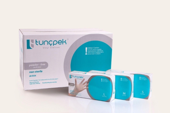 Tunçpek Vinil Pudrasız Eldiven Medium