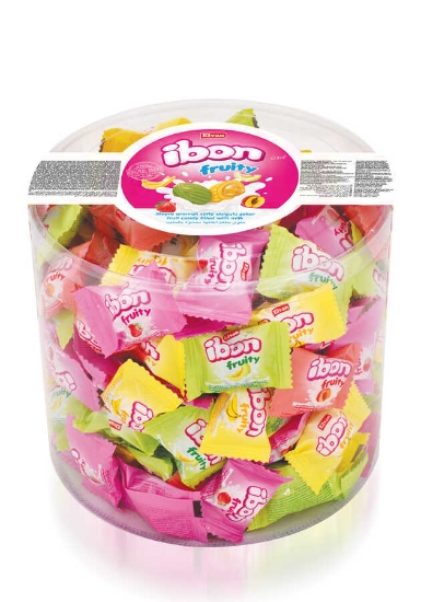 İbon Fruity  Süt Kremalı Meyve Aromalı Şeker 1kg