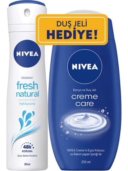 Nivea Deodorant 150 ml ve Duş Jeli 250 ml Seti
