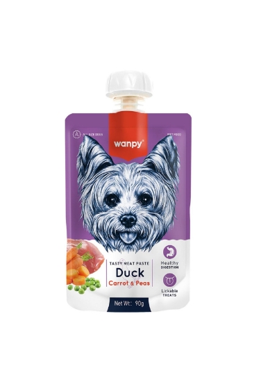 Taze Ördekli & Havuçlu Köpek Et Ezmesi 90 gr. x 10 Adet
