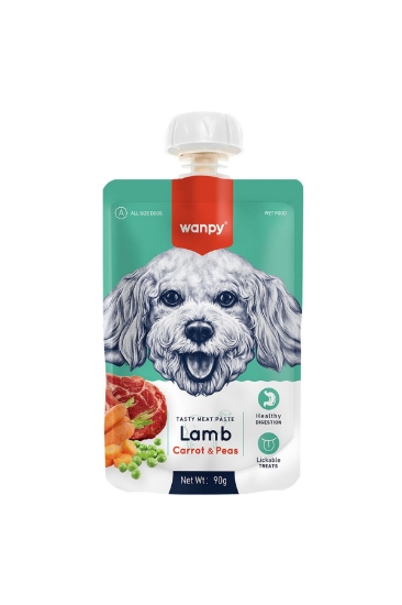Taze Kuzulu&Havuçlu 10'lu Köpek Et Ezmesi 90 gr