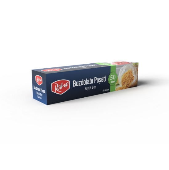 Roll-Up Buzdolabı Poşeti Büyük Boy 30x45cm 50 Adet