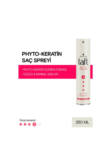 TAFT Phyto-keratin Saç Spreyi Ultra Güçlü No:4 250 ml