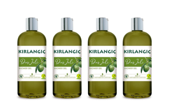 KIRLANGIÇ 400 ML ZEYTİNYAĞLI DUŞ JELİ * 4 ADET
