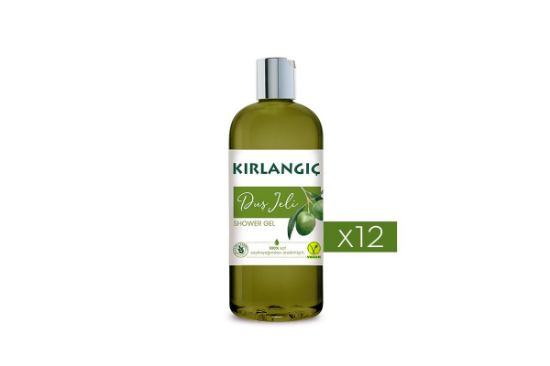 KIRLANGIÇ 400 ML ZEYTİNYAĞLI DUŞ JELİ * 12 ADET