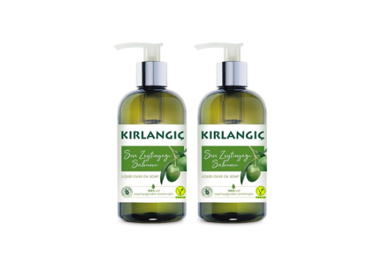 KIRLANGIÇ 400 ML ZEYTİNYAĞLI VEGAN SIVI SABUN * 2 ADET