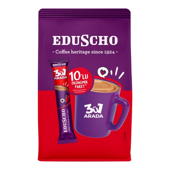 Tchibo Eduscho 3'ü 1 Arada 17,5g x 10'lu Paket Kahve