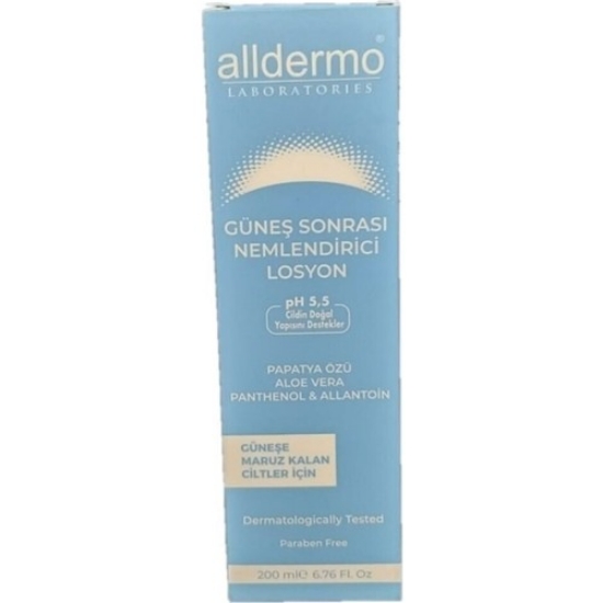 Alldermo Güneş Sonrası Nemlendirici Losyon 200Ml